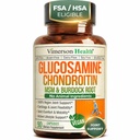 Glucosamine Chondroitin MSM – felles støttetilskudd for kvinner og menn med glukosaminsulfat 1500 mg, Chondroitin og MSM – for Cartilage, felles helse og fleksibilitet – 90 kapsler, Vegan