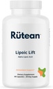Alpha Lipoic Acid - Lipoic Lift - for Liver Support, Nerve Helse og kardiovaskulær helse - Premium Alpha Lipoic Acid - 60 Kapsler - Glutenfri, Vegetariske kapsler, Soya Gratis og ikke-GMO