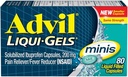 Advil Liqui-Gels Minis, 80 kapsler per flaske (5 flasker)