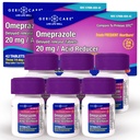 GeriCare Omeprazol forsinket release tabletter 20 mg magesyre Reduser piller i 24 timer Heartburn Relief-syre Reflux medisin å behandle hyppige Heartburn-anti-Acid Relief tabletter 42 greve (2 pakke)