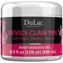 Dulàc - Devil's Claw 98% Cream Maksimum styrke 16,9 Fl Oz, naturlig felles og muskelavslappende krem for å gjenta muskel og leddsmerter, beriket med Menthol for kul effekt