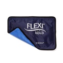 FleksiKold Reusable Gel Ice Pack med stropper – kald kompressorpakke for skader – fleksibel medisinsk isbrekking for rygg, skulder, ben, kne, sciatica, muskelsmerter – halv størrelse