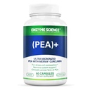 Enzyme Science Pea + Turmeric Curcumin Supplement for fysiologisk støtte bidrar til å støtte nerve-, immun- og muskulære systemer - 60 kapsler