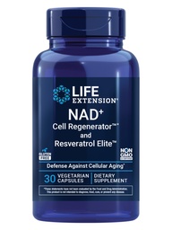 Livsforlengelse NAD+ Cell RegeneratorTM og Resveratrol EliteTM*, nikotinamid riboside, Trans-resveratrol, quercetin, Fisetin, hjertehelse, sunn aldring, vegetarisk, ikke-GMO, glutenfri, 30 kapsler