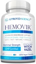 Godkjent vitenskap Hemovir - Hemorroide støtte supplement - heks Hazel, hest kastanje - 45 kapsler - 1 flaske - Vegan