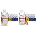 Sørg for Max Protein Ernæringshake med 30g Protein, 1g Sukker, høyproteinshake, kremet fersken og Cherry Cherry Cheesecake Variety Pack, 11 floz, Pakke med 12