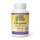 Naturlige faktorer Ubiquinol 200 mg - Støtter hjertehelse og naturvitalitet - Antioksidant støtte Supplement med superior absorpsjon - Energistøtte med Flaksfrøolje - 60 Softgels (60 Serveringer)
