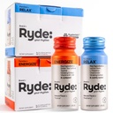 RYDE Shots | Energize + slappe av | Essential B vitaminer, Ginseng, Kamille og Caffeine® Zero kalorier, Zero Sukker | Pakke med 16