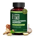 Kolesterol støtte Supplement med Arjuna, hvitløk, Guggul, mannlige vigor blanding, og andre urter og vitaminer, støtter normale kolesterol nivåer, 30 dagers forsyning, 60 kapsler