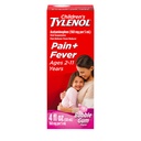 Barnas Tylenol Oral Suspensjon medisin, Kids 'væske medisin smerte Reliever & feber Reduser for kaldt + influensa symptomer, Aspirin-, Ibuprofen- & alkohol-fri, Bubble Gum, 4 fl. oz