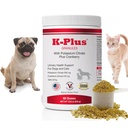 K-Plus Kalium Citrat + Cranberry Granules for hunder og katter – Vet-anbefalt UTI & Bladder helsestøtte – bidrar til å opprettholde urinbalanse og nyrefunksjon – enkel å bruke granules – 60 doser