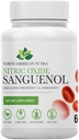 Nitric Oxid Sanguenol | Nitric Oxid Booster Supplement | L-Citrulline 800mg, Spectra 100mg, L-Glutatione 80mg & Resveratrol 30mg |Supports sirkulasjon, hjerte helse, blodtrykk | 60 greve