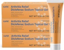 Curist Diclofenac Arthritis Cream Gel 1% (3 Tubes of 150g) - Stopp smerte i Wrists, Føtter, Elbows, & Ankles. Hånd ledgikt smerte lindring og kne ledgikt smerte lindring (3 pakke, 5,29 oz ea.)