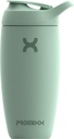 Promixx Pursuit Shaker Flaske Isolert rustfritt stål Vannflaske og shaker Cup, 18oz, Seagrass Green