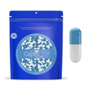 Capsuline Farget Størrelse 0 Tom Gelatin Kapsler Blå/Hvit 1000 Count |Kosher & Halal Certified | Glutenfri