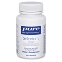 Rene innkapslinger Selenium (Citrate) - for immunsystem støtte og cellulær helse - Antioksidant Supplement - støtter blodstrøm* - Glutenfri & Vegan - 180 kapsler