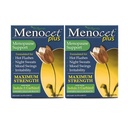 Wellgenix Menocet Plus Menopause Støtte - Alt-i-Et Menopause Supplement - Daglig relief Feminin Care - Hot Flashes, Natt Sweats, Mood Swings & Irritabilitet - 30 tabletter (Pack of 2)