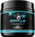 Gorilla Mind essensielle aminosyrer å støtte muskelbygging, forbedret gjenoppretting, og proteinsyntese, Bruk før, under eller etter trening, 492 gram (Cherry Blackout)