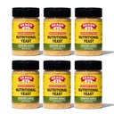Bragg Næringsmiddel Yeast Roasted hvitløksesonging - (6 pakke) 3 oz - Dairy-Free Parmesan Cheese Substitute - Perfekt for Salads, Pastas, Popcorn, og mer