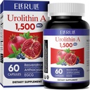 Urolitin A Supplement 1000 mg Plus Trans-Resveratrol, Anthocyaniner, Grønn Te,Bedre sunn aldring, Støtter Cellular og energi for menn og kvinner, 60 kapsler-33