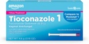 Basic Care Tioconazole Ointment 6,5%, 1-Dose behandling, Vaginal Yest Infeksjonsbehandling for kvinner, Feminin Care, 0,16 ounce (pakke med 1)