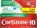 Cortizone-10 Plus Maks styrke Anti-Itch Creme 2 oz (pakke med 2)