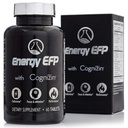 Energi EFP Brain Booster - 60Ct Nootropic energi kosttilskudd for fokus & utholdenhet med Citicolin, vitamin B, Ashwagandha, L-theanin, Ginseng