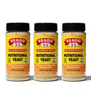 Bragg Næringsmiddel Yeast Sesonging – Vegansk, Glutenfri Cheese Flakes – God kilde til protein og vitaminer – Nutritious Savory Parmesan Cheese Substitut – Ikke GMO Verifisert, 4,5 ounce, 3-Pack