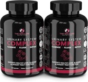ENCLARE NUTRITION D Mannose Capsules med Cranberry piller for kvinner og menn, Hibiscus & Dandelion. Hurtigutførelse av urinveiens helse, bladerkontroll, leverstøtte, rengjøring og detox (2)