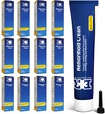 Ever Ready Førstehjelp hemorroide smertelindring - rask fungerende behandling for kløe, hevelse og maksimal styrke smertelindring, 2 oz (57g) per tube - 12 Pack