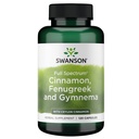 Swanson Full Spectrum Cinnamon, Fenugreek & Gymnema 120 Kapsler
