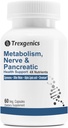 Trexgenic metabolisme Støtte med GYMNEMA 75% Gymnenic Acid 150 mg, Bitter Melon 5% Bitters 150 mg, Chromium & Alfa LIPOIC ACID150mg(60 Vegan Capsules) (Pack of 1)
