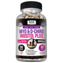 Kaya Naturals Myo & D-Chiro Inositol Plus støtte for kvinner, vitamin B8-60 kapsler