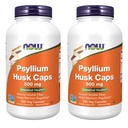 NU Matvarer Psyllium Husk 500 mg, 500 kapsler (2 pakke)