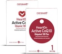 NANOWELL HeartOn Active CoQ10 Kaneka Ubiquinol 100 pluss hjerte helse supplement - 30 Softgels X 1 boks i 1 måned (30 greve)