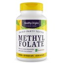 Sunn Origins Metyl Folat 800 mikrog (Quatrefolic, Non-GMO, Biotilgjengelig Folat, Glutenfri, Neurotransmitter Support), 120 Veggie Caps