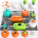 SNAEN Circuits for Kids 4-8 8-12 - vitenskapssett for barn alder 5-7 8-10, over 300 prosjekter, 31 deler, elektronikk utforskning pedagogiske gaver for Kid Boy Girl alder 3 4 5 5 6 7 7 8 9 10 11 12
