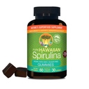 Nutrex Hawaii Spirulina | Vokset Utendørs i Kona Hawaii | Naturlig Superfood Supplement (60 greve, Gummy)