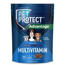 Kjæledyr beskytte hund multivitamin, Vet-formulert DVM daglig myk Chews, støtter kontinuerlig helse og velvære, kylling-flavor (120 greve)