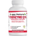 Coenzym Q10 høy potens COQ10-40mg UBIQUINOL for hunder (120 faner) laget i USA CoQ10 for hunder