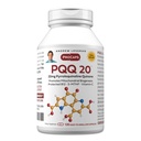 ANDREW LESSMAN PQQ 20mg - 120 kapsler - 20mg Pyrroloquinolin Quinone, Naturlig beskyttende forbindelse støtter vitale organer, hjerte, hjerne, lever, immunsystem. Mitokondriell biogenese, Ingen additiver