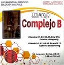 B-kompleks, Complejo B 1000 Shot | Multi-Vitaminer, koffein og Ginseng | Box med 10 ampouler av 10 ml energi, kognitiv funksjon, og Metabolsk helse øke.