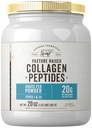 Carlyle Grass Fed Collage Peptides pulver 20oz | Unflavored | Pastur hevet | Typer I & III | 20g Collage per daglig dose | Ikke-GMO, Glutenfri | ved Herbage Farmstead