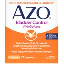 AZO Bladder Control med Go-Less Daily Supplement ® Hjelper Redusere Avslappende urency, lekkasje på grunn av latter, nysing og mosjon † | | 72 Kapsler