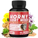 BMVINVOL Horny Goat Weed Kapsler med Tribulus, Ginseng, Ashwagandha, Maca, Tongkat Ali, Nettle, Black Pepper - 60 Count