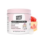 Wonderbelly Bloat + gass relief, ekstra styrke Chewable tabletter, med 125 mg simetikon, ingen Talc eller Dye, Jordbær Shortcake, 42 greve