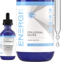 ENERGI kolloidal sølv væske, immunstøtte supplement, immunisme system Supplement for voksne og barn, kolloidale sølvdråper eller spray, 8 Fl Oz flaske