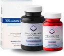Aluminium Premium sommer glødesett – kollagen blåbær, glutation 1000mg og vitamin C – Antioksidant støtte for hud helse og total velvære – 3-i-1 skjønnhets- og velværesett
