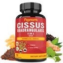 Super Cissus Quadrangularis ekstrahere kapsler med Boswellia, Guggul, Turmeric, Pepper ® 3 måneders forsyning