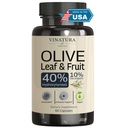 VINATURA Hydroxytyrosol Supplement, Olive Leaf Extract - 40% Hydroxytyrosol Olive Fruit Extract, 50% Oleuropein Olive Leaf Extract Kapsler - 60 Kapsler